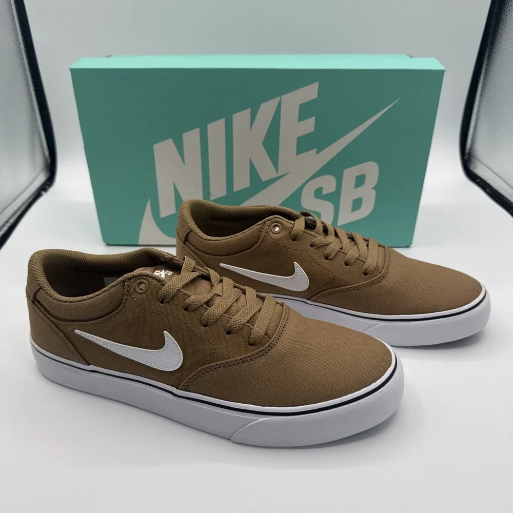 Nike Chron‎ 2 Canvas SB Driftwood DM3494-200 Size 8 Women 6.5 Men Solarsoft Sole